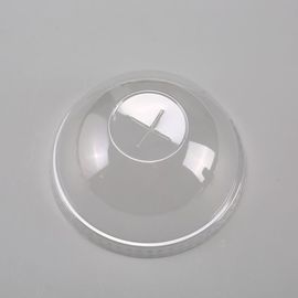 Pet Clear Dome Lids , Clear Plastic Dome Lids For Cups Containers Safety